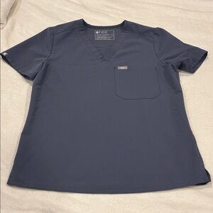 FIGS Catarina Scrub Tops for Women Size XS; Color: Indigo